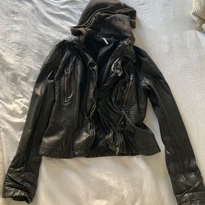 Free People Leather Jacket